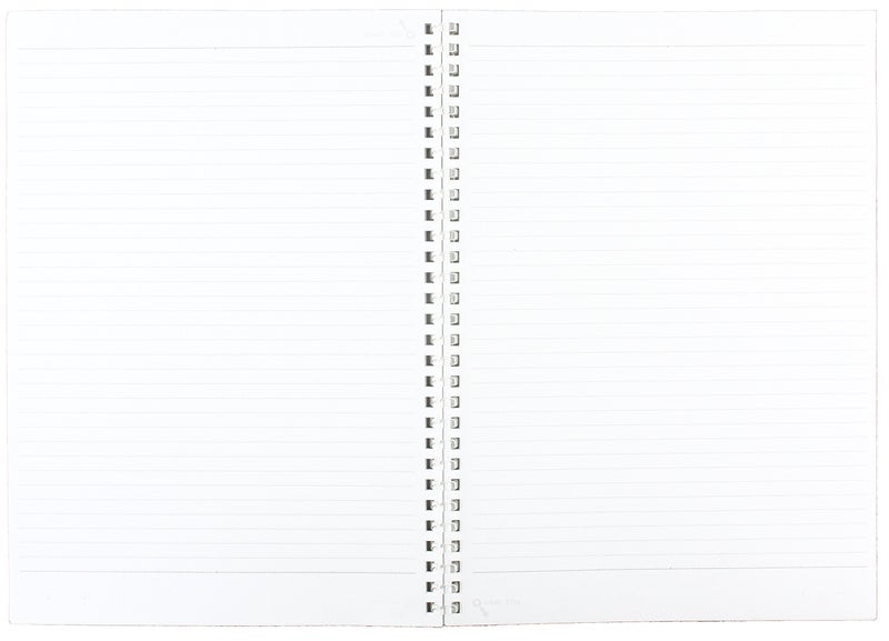Lihit Lab Twist Ring Notebook, 9.9 x 7.3 Inches, Clear (N1608-1) - Image 2